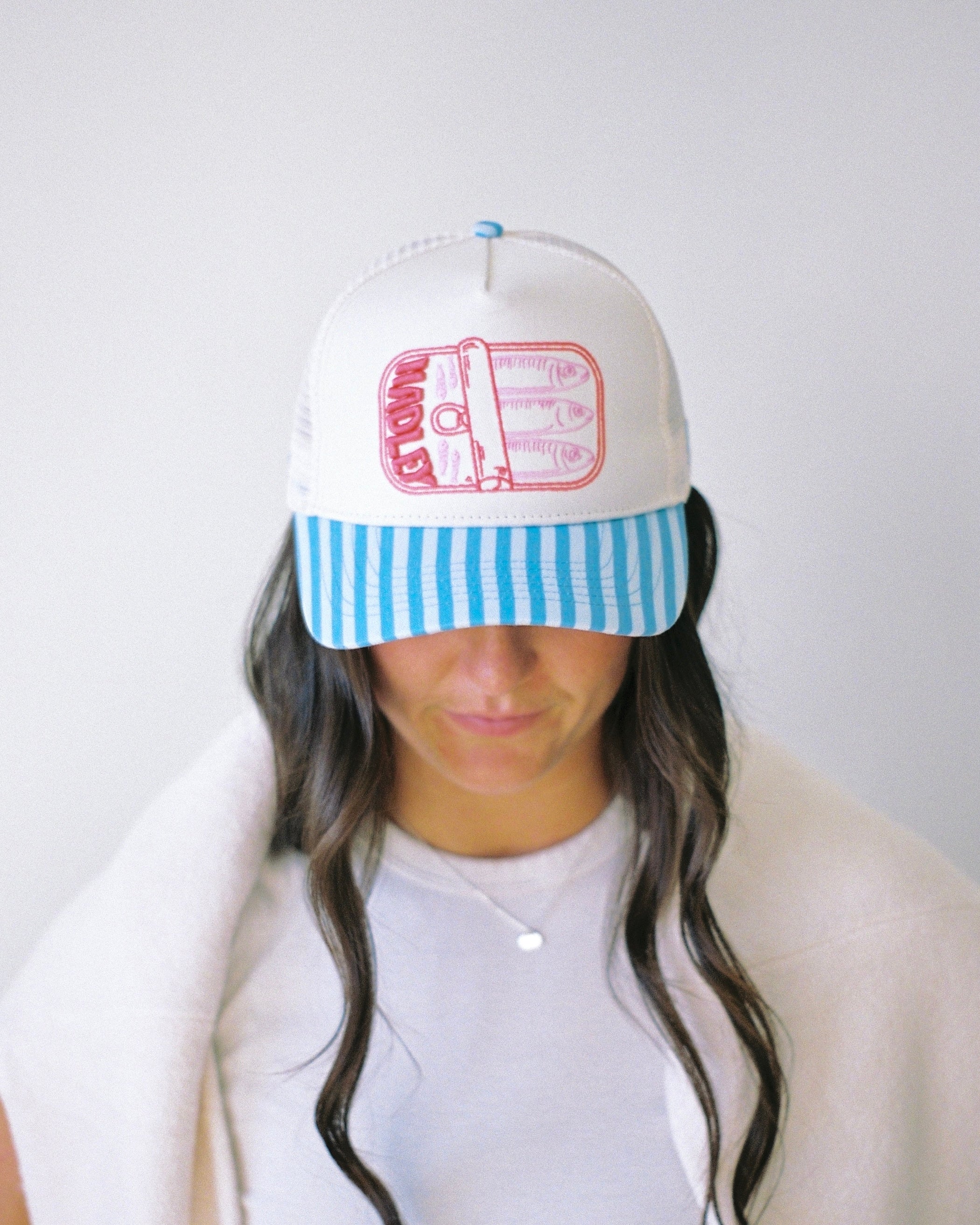 Stripey Sardines Trucker