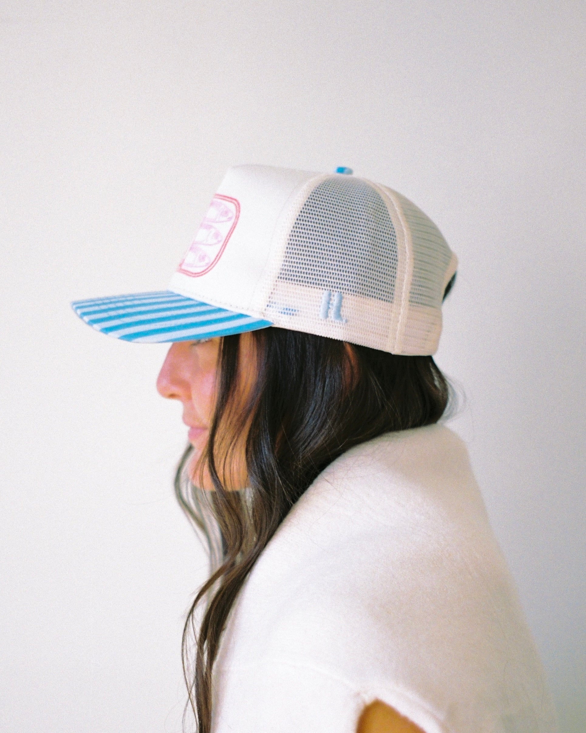Stripey Sardines Trucker