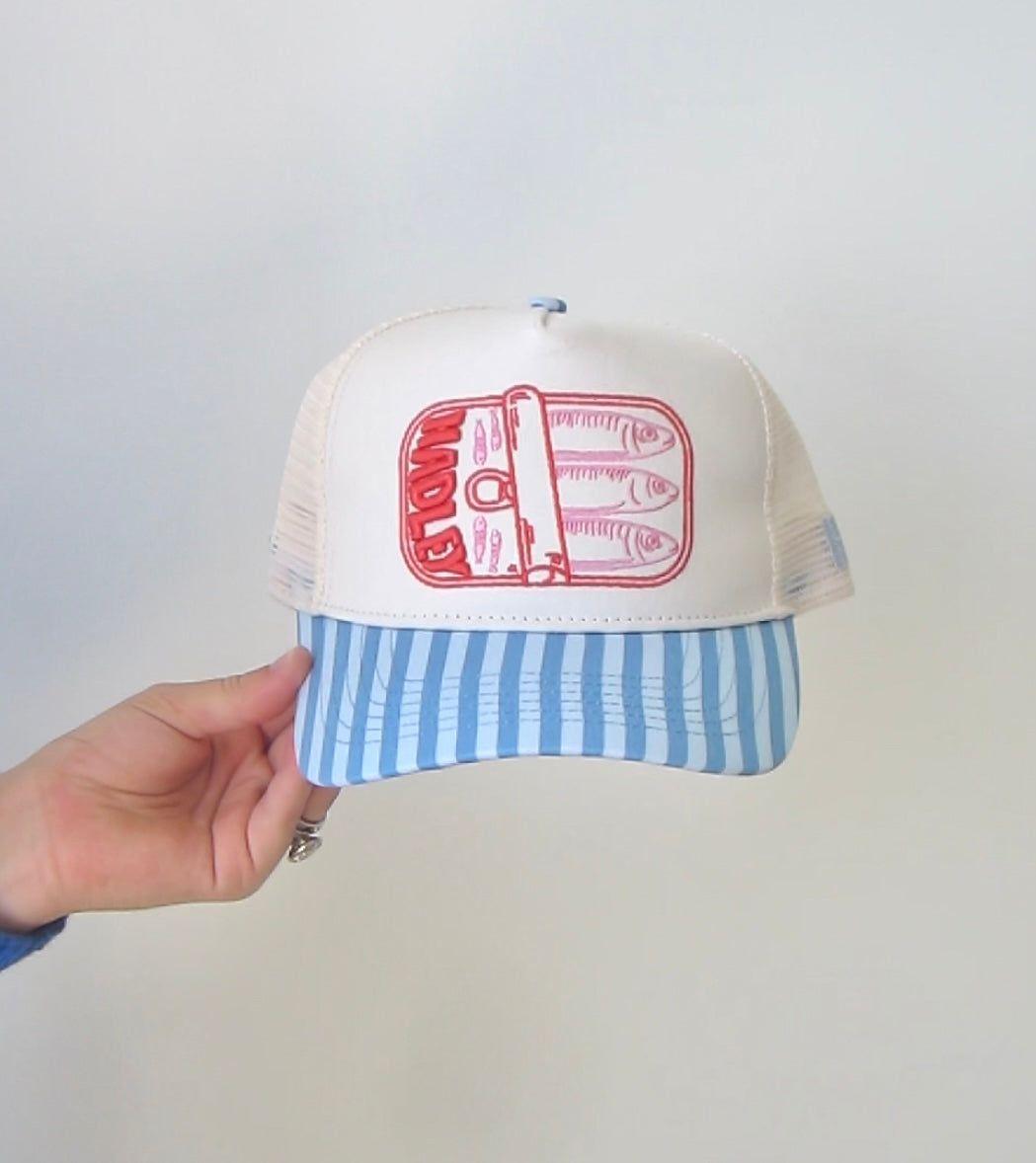 Stripey Sardines Trucker