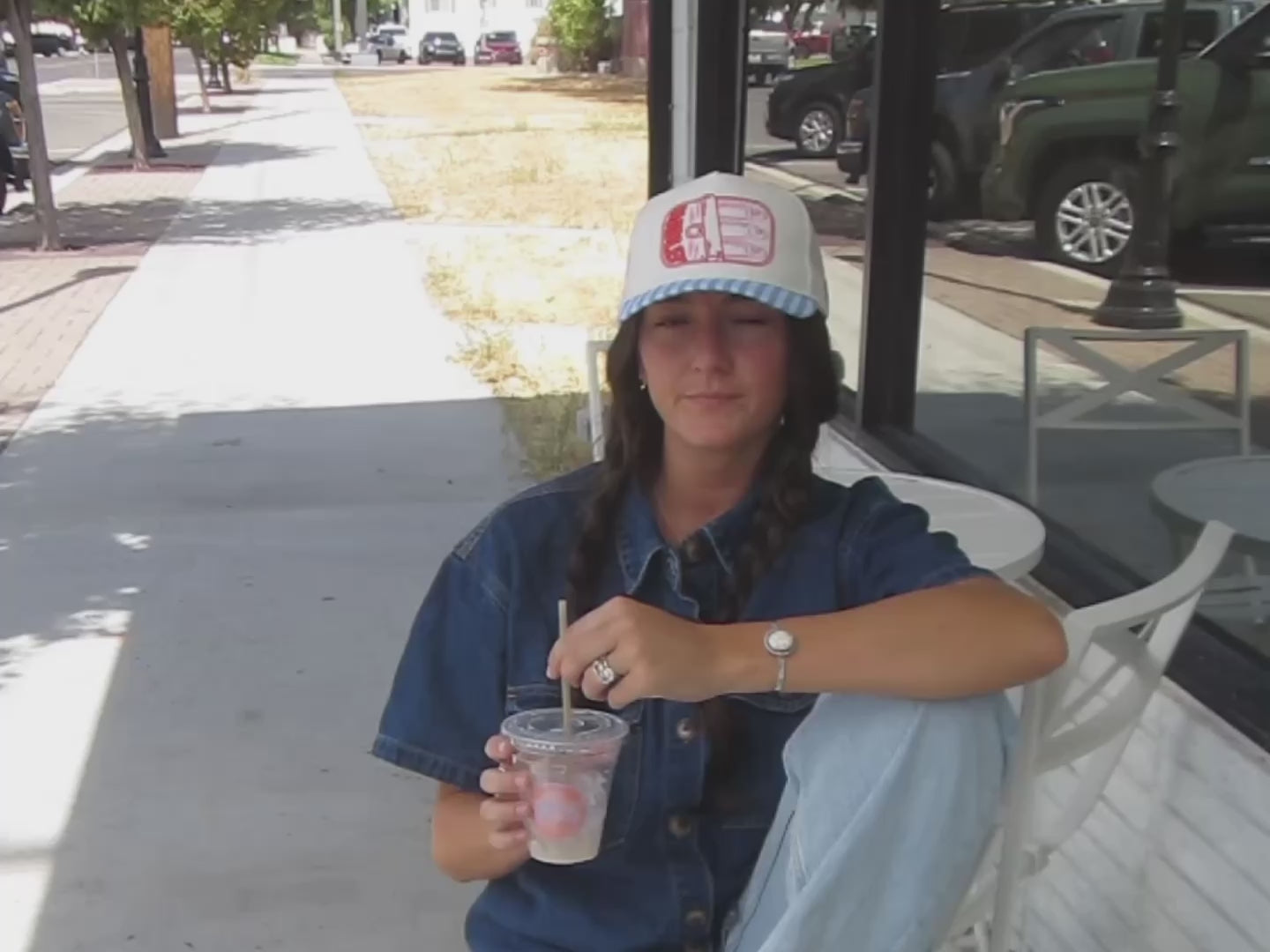 Stripey Sardines Trucker